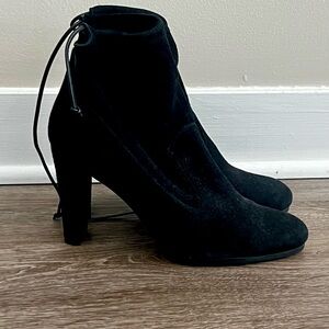 Stuart Weitzman Black Heeled Boots